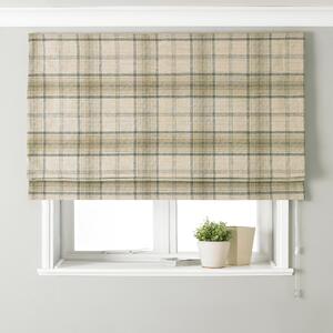 Aviemore Natural Roman Blind Beige, Brown and Black