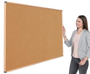 Shield Eco-Colour Resist-A-Flame Wood Effect Noticeboards, Natural