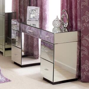 Venetian Mirrored Dressing Table Clear