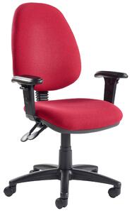 Vantage Deluxe Operator Chair With Adjustable Arms, Purple