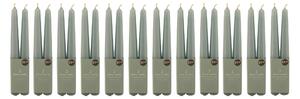 12 Packs of 2 Teal Taper Candles Blue