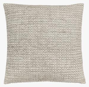 Dweller Chenille Filled Cushion in Taupe