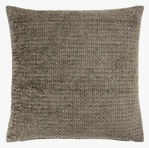 Dweller Chenille Filled Cushion in Olive