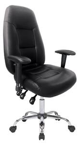 Belize 24HR Operator Chair (Leather), Black