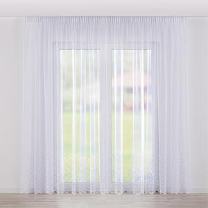 Pencil pleat voile/net curtain