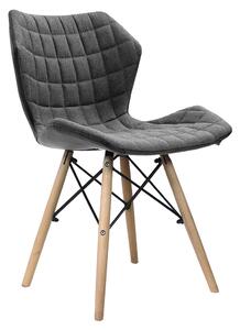 Kyle Lightweight Fabric Chair, Grey