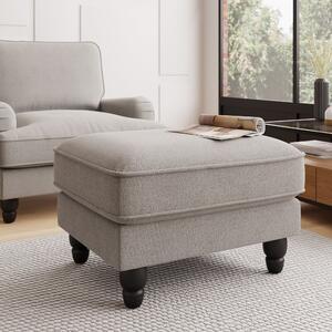 Beatrice Boucle Footstool Grey