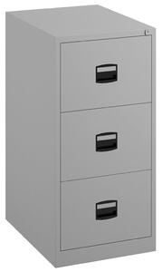 Bisley Economy Filing Cabinet (Central Handle), Grey