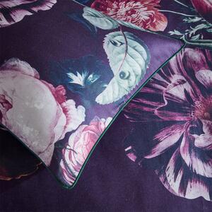 Paoletti Cordelia 100% Cotton Standard Pillowcase Pair Purple