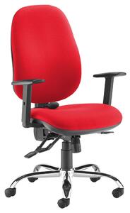 Gilmour Ergo 24HR Asynchro Operator Chair, Red