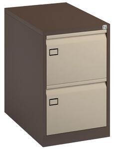 Bisley Economy Filing Cabinet (Swan Handle), Coffee/Cream