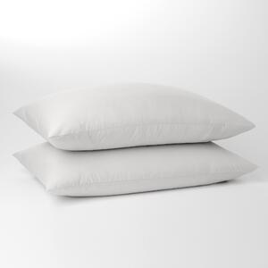 Pure Cotton Standard Pillowcase Pair Silver