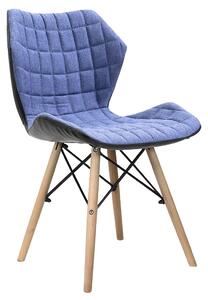 Kyle Lightweight Fabric Chair, Denim