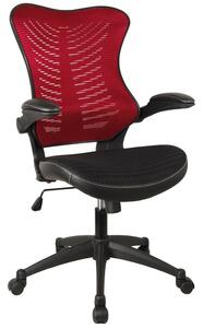 Mercury Mesh Back Operator Chair (Red), Red