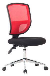 Lippe Mesh Back Operator Chair, Red