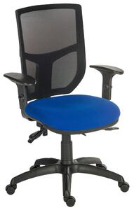 Comfort Ergo Operator Chair With Mesh Back, Blue