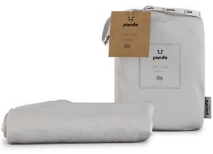 Pack of 2 Panda Kid's Bamboo White Cot Fitted Sheets