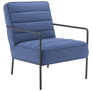 Magra Fabric Reception Chair, Navy