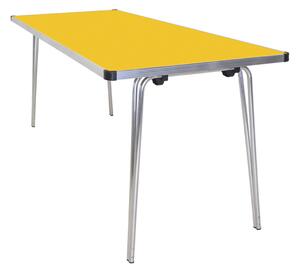 Gopak Contour Folding Table, 152wx76d (cm), Yellow