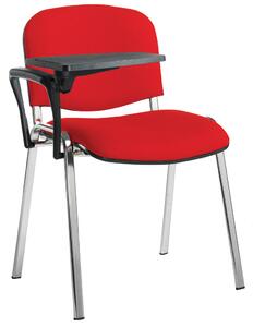 Volta Conference Chair With Writing Tablet (Chrome Frame), Bridgetown