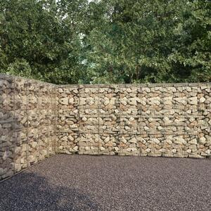 Gabion Wall with Covers Galvanised Steel 600x30x200 cm