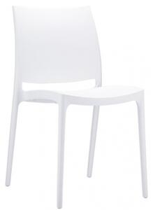 Pack Of 4 Visage Bistro Chairs , White