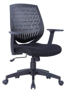 California Medium Back Operator Chair With Black Moulded Plastic Backrest