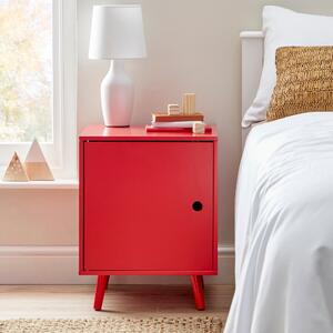 Kid's Bedside Storage Cube Red