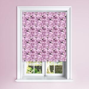 Purple Toucan Blackout Roller Blind Purple, White and Black