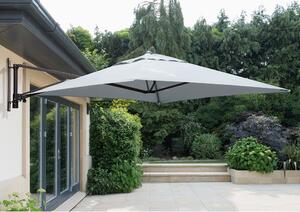 2m Wall Mounted Cantilever Parasol Grey