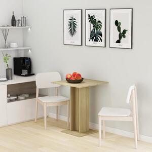 Bistro Table Sonoma Oak 60x60x75 cm Chipboard