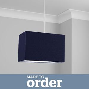 Made To Order Rectangle Shade Navy Blue