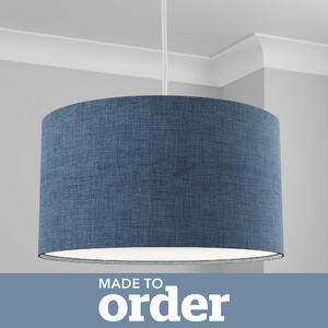 Made To Order Cylinder Shade Blue