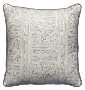 Ostuni Storm/Medici, Sustainable Feather, Cushion - Andrew Martin Sophie Paterson Eco-conscious & Linen Blend Geometric