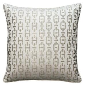 Burlington String, Sustainable Feather, Cushion - Andrew Martin Sophie Paterson Cotton Blend & Linen Blend Geometric