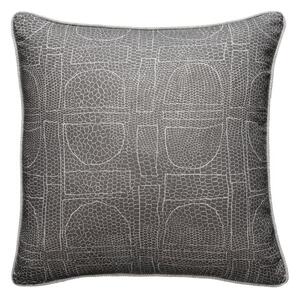 Curzon Storm, Sustainable Feather, Cushion - Andrew Martin Sophie Paterson Eco-conscious & Cotton Blend & Linen Blend Geometric