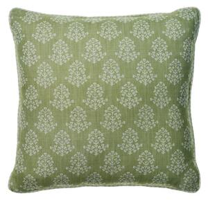 Sprig Leaf, Sustainable Feather, Cushion - Andrew Martin Eco-conscious & Linen Blend & Viscose Blend Floral & Small Prints