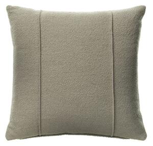 Allegra Natural, Sustainable Feather, Cushion, 55cm x 55cm - Andrew Martin Bouclé & Cotton Blend & Wool Blend Plain & Plain Texture