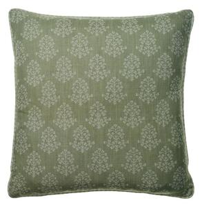 Sprig Fennel, Sustainable Feather, Cushion - Andrew Martin Eco-conscious & Linen Blend & Viscose Blend Floral & Small Prints