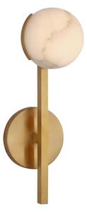 Pedra Tall Wall Light Brass, Light, Antique-Burnished Brass - Andrew Martin