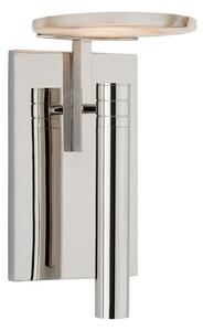 Melange Disc Wall Light Nickel, Light, Polished Nickel - Andrew Martin