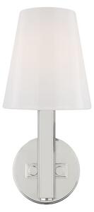 Logan Wall Light Nickel, Light, Polished Nickel - Andrew Martin
