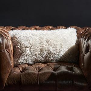 Yeti White, Sustainable Feather, Cushion - Andrew Martin Timothy Oulton Wool