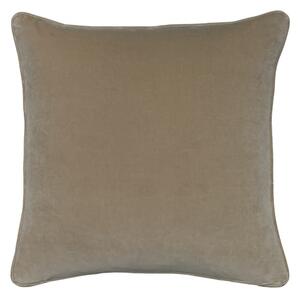 Medici Warm Grey, Sustainable Feather, Cushion - Andrew Martin Eco-conscious & Cotton & Velvet Plain