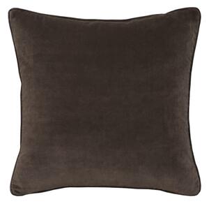 Medici Mocha, Sustainable Feather, Cushion - Andrew Martin Eco-conscious & Cotton & Velvet Plain