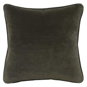 Medici Charcoal, Sustainable Feather, Cushion - Andrew Martin Eco-conscious & Cotton & Velvet Plain