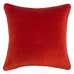 Medici Burnt Sienna, Sustainable Feather, Cushion - Andrew Martin Eco-conscious & Cotton & Velvet Plain