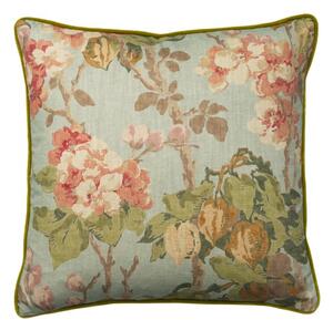 Midsummer Sky, Sustainable Feather, Cushion - Andrew Martin Eco-conscious & Cotton & Cotton Blend & Linen & Linen Blend Floral