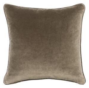 Medici Taupe, Sustainable Feather, Cushion - Andrew Martin Eco-conscious & Cotton & Velvet Plain