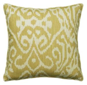 Otter Barley, Sustainable Feather, Cushion - Andrew Martin Eco-conscious & Cotton & Cotton Blend & Linen & Linen Blend Ikat